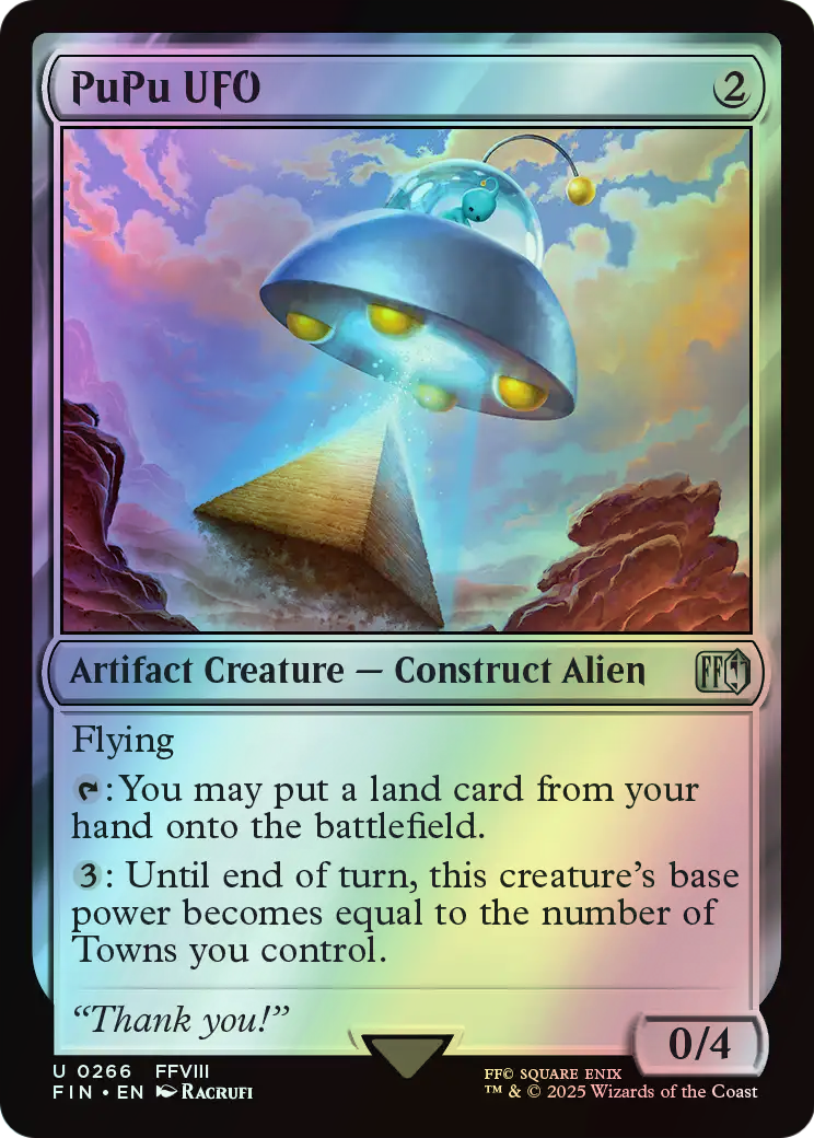 PuPu UFO (FIN) #266 [EN/F] s/o