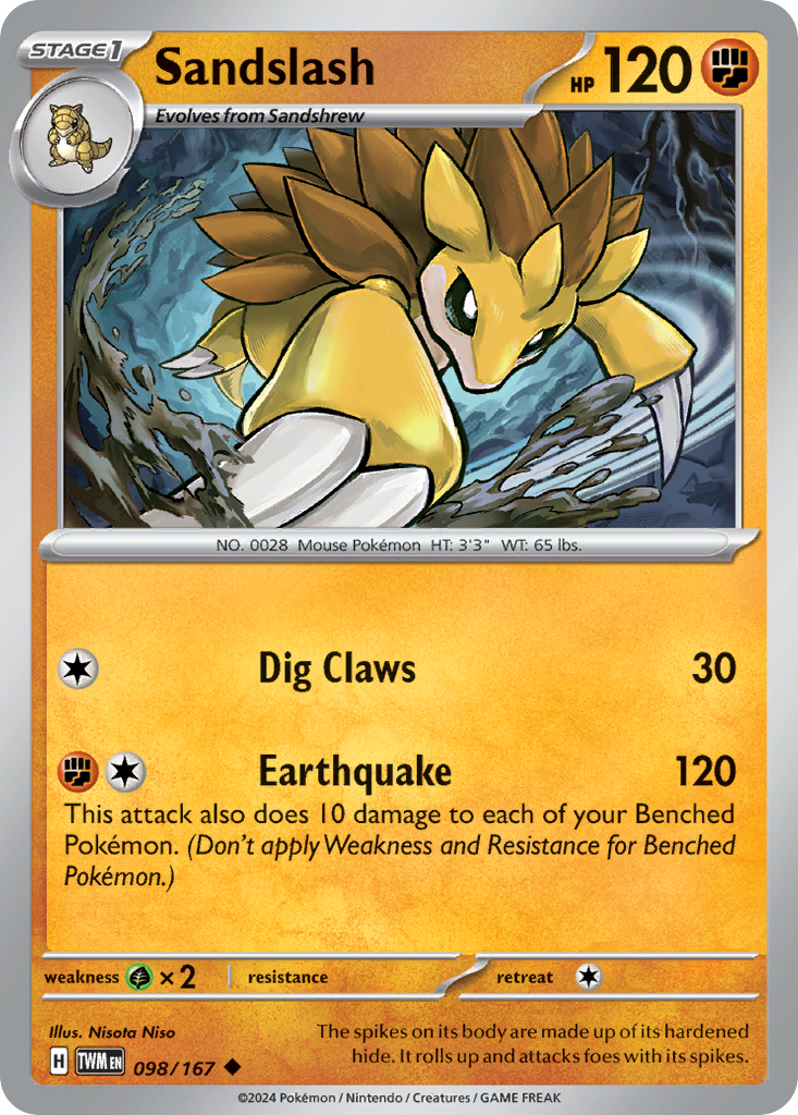 Sandslash (TWM) #098 [EN/N]