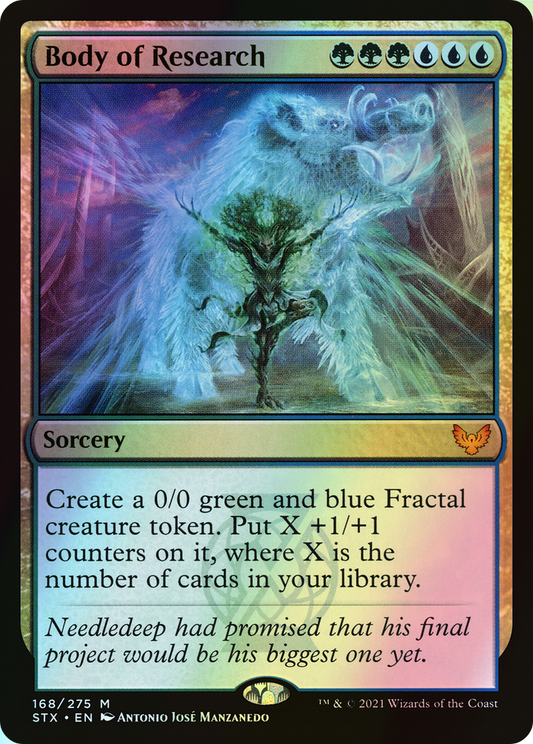 Body of Research (STX) #168 [EN/F]