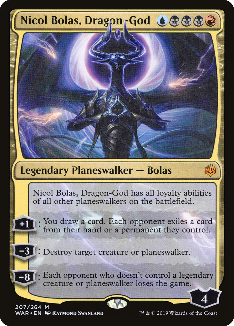 Nicol Bolas, Dragon-God (WAR) #207 [EN/N]