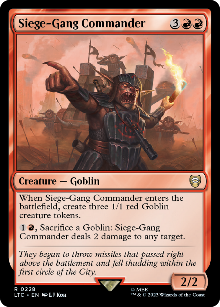 Siege-Gang Commander (LTC) #228 [EN/N]