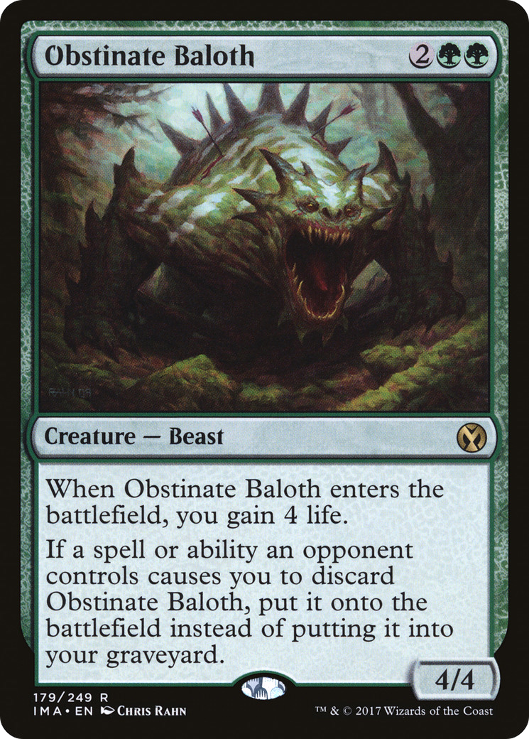 Obstinate Baloth (IMA) #179 [EN/N]
