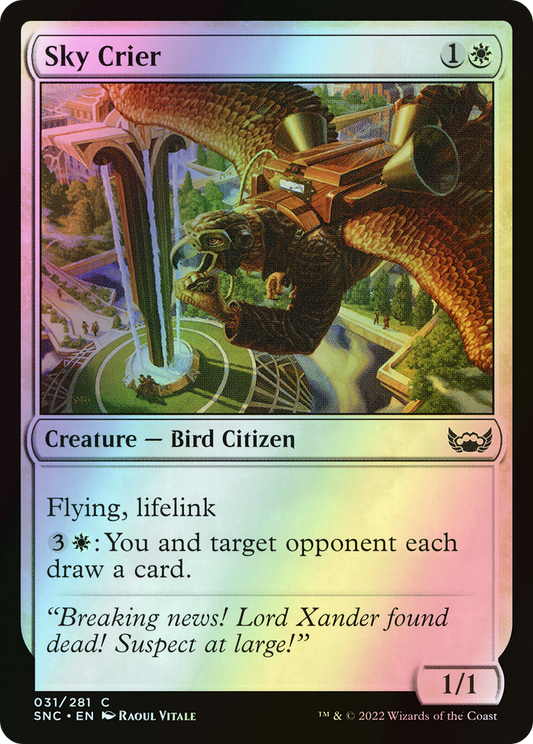 Sky Crier (SNC) #31 [EN/F] s/o