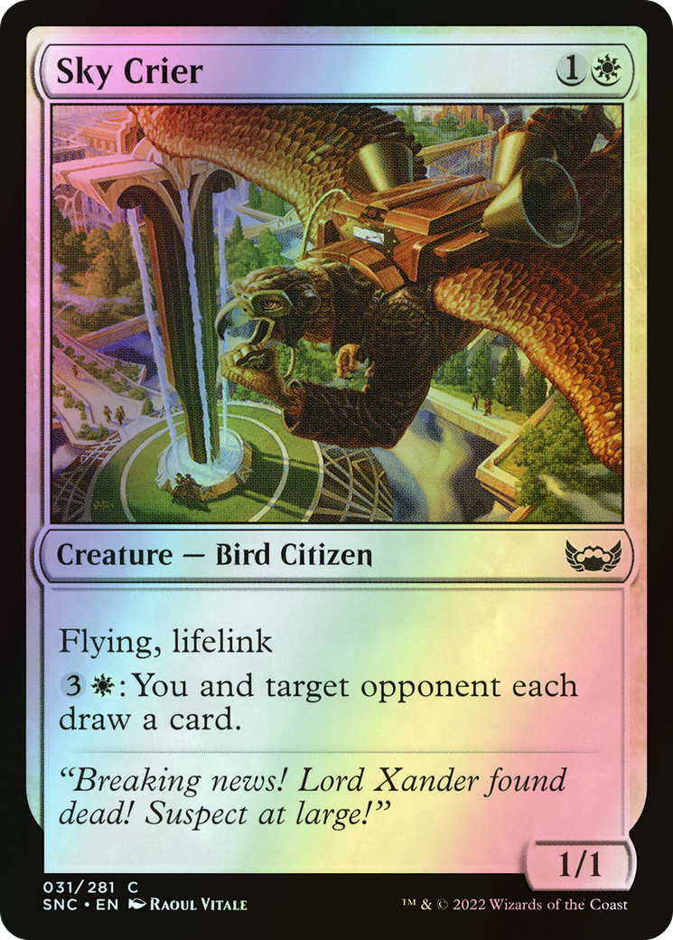 Sky Crier (SNC) #31 [EN/F] s/o
