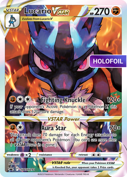 Lucario VSTAR - SWSH291 (PR-SW) #SWSH291 [EN/H] s/o