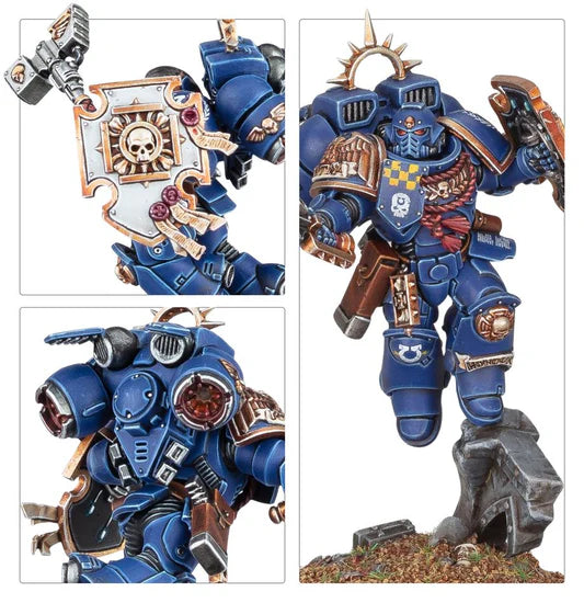 48-102 - Warhammer 40,000 - Space Marines: Captain with Jump Pack & Relic Shield