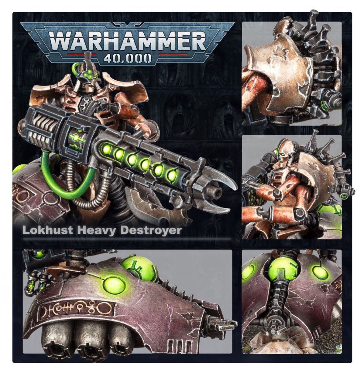 49-28 Warhammer 40K Necrons Lokhust Heavy Destroyer