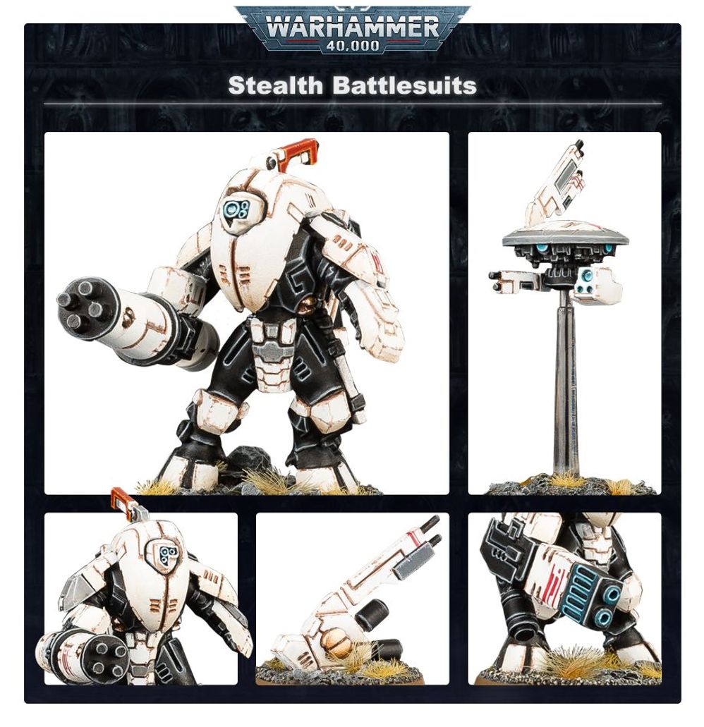 Warhammer 40,000 - T'au Empire Stealth Battlesuits