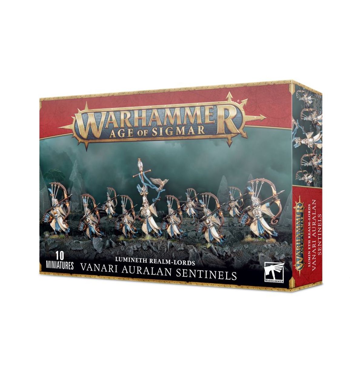 87-58 Warhammer Age Of Sigmar Lumineth Realm-Lords Vanari Auralan Sentinels