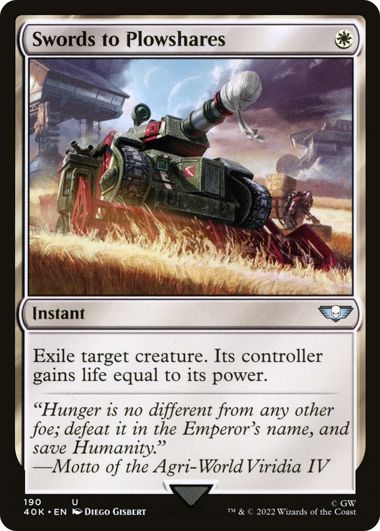 Swords to Plowshares (40K) #190 [EN/N] s/o