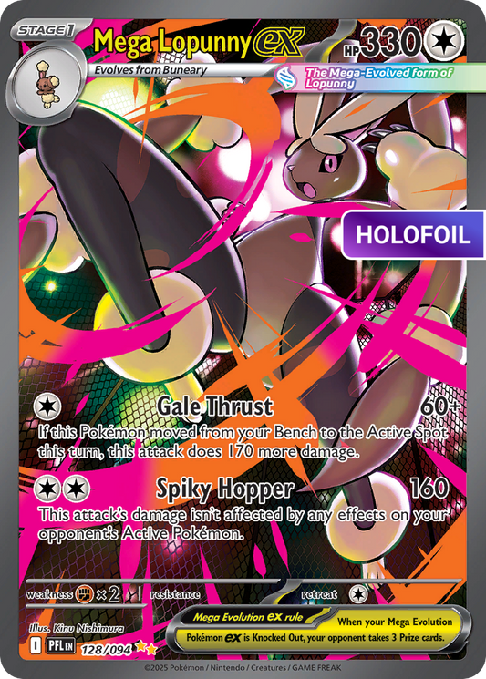 Mega Lopunny ex (PFL) #128 [EN/H]