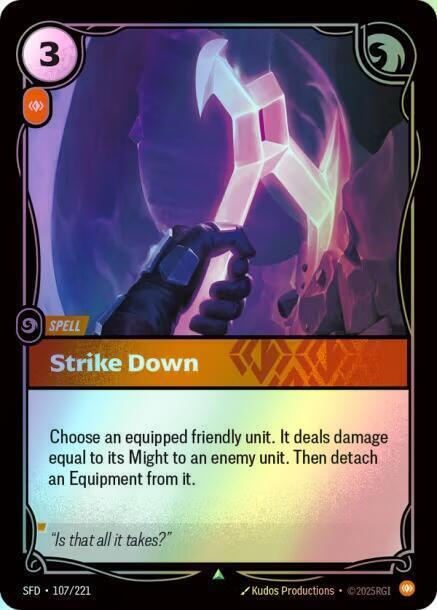 Strike Down (SFD) #107 [EN/F] s/o