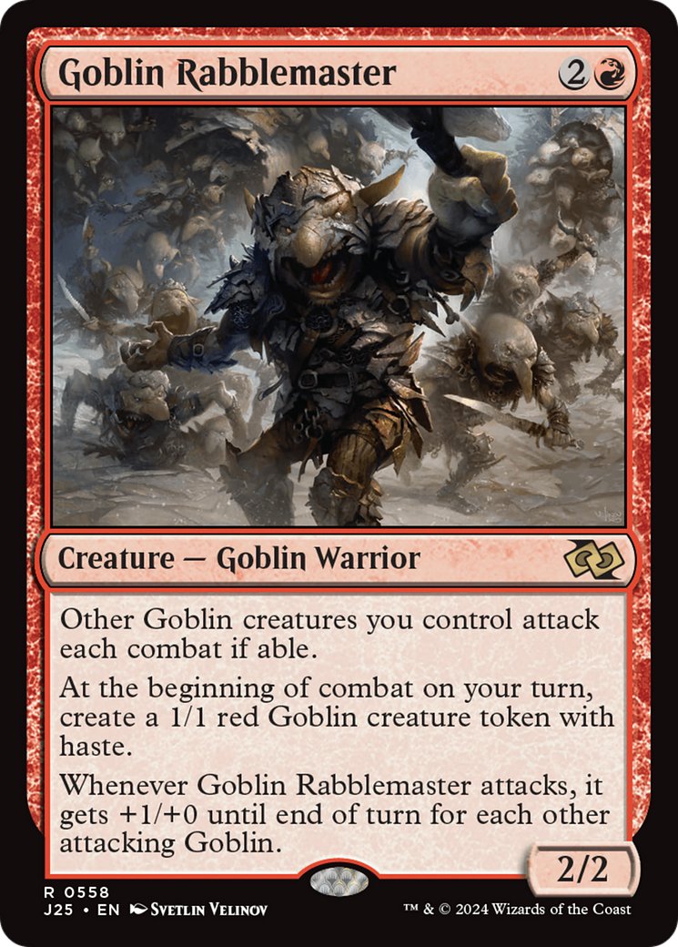 Goblin Rabblemaster (J25) #558 [EN/N]