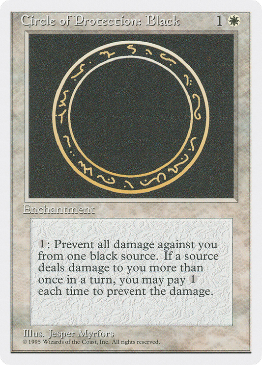 Circle of Protection: Black (4ED) #14 [EN/N]