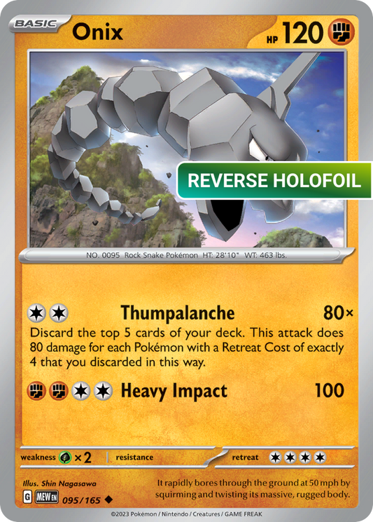 Onix (MEW) #095 [EN/R] s/o