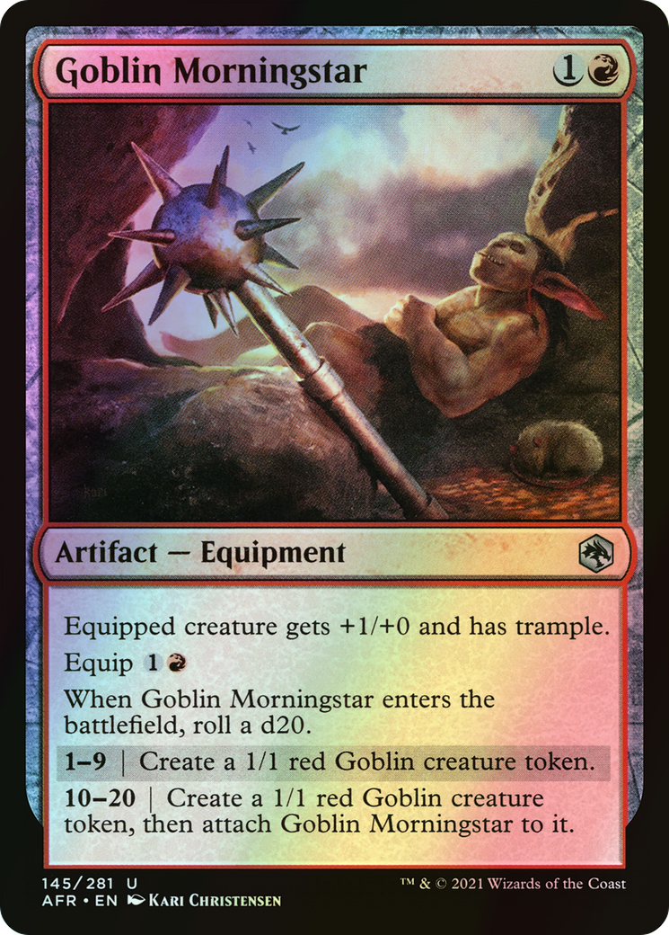 Goblin Morningstar (AFR) #145 [EN/F]