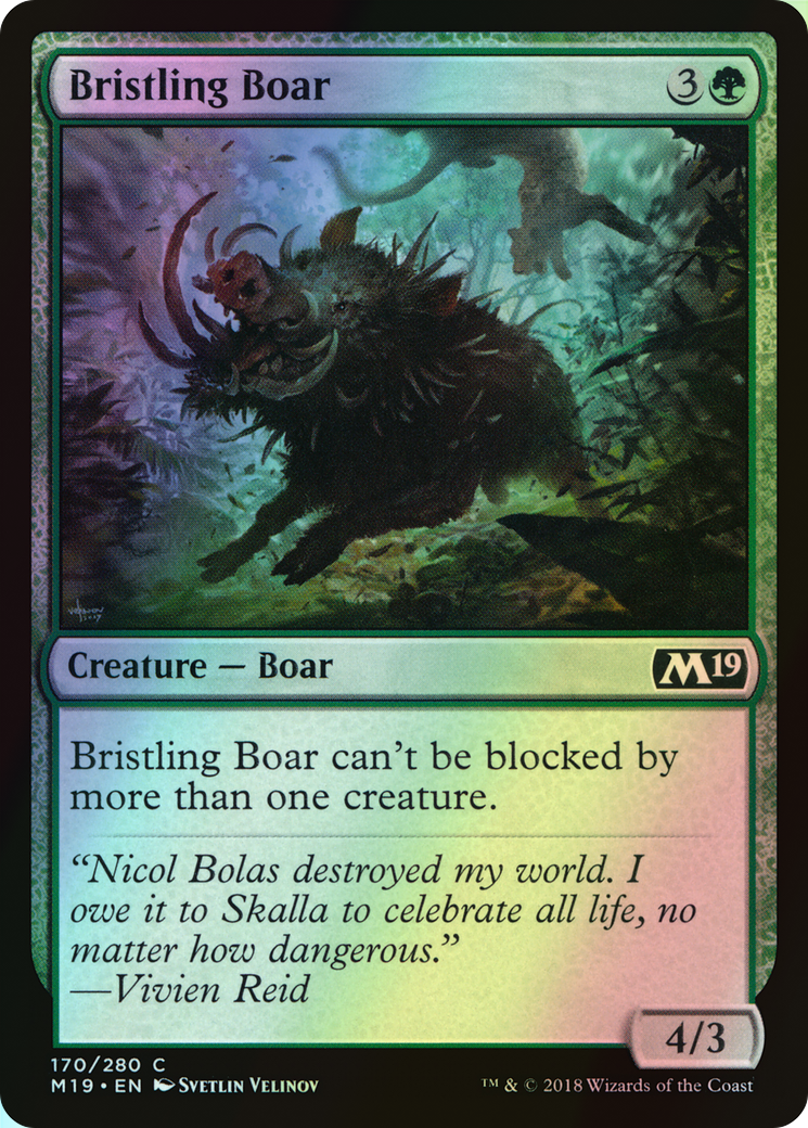 Bristling Boar (M19) #170 [EN/F]