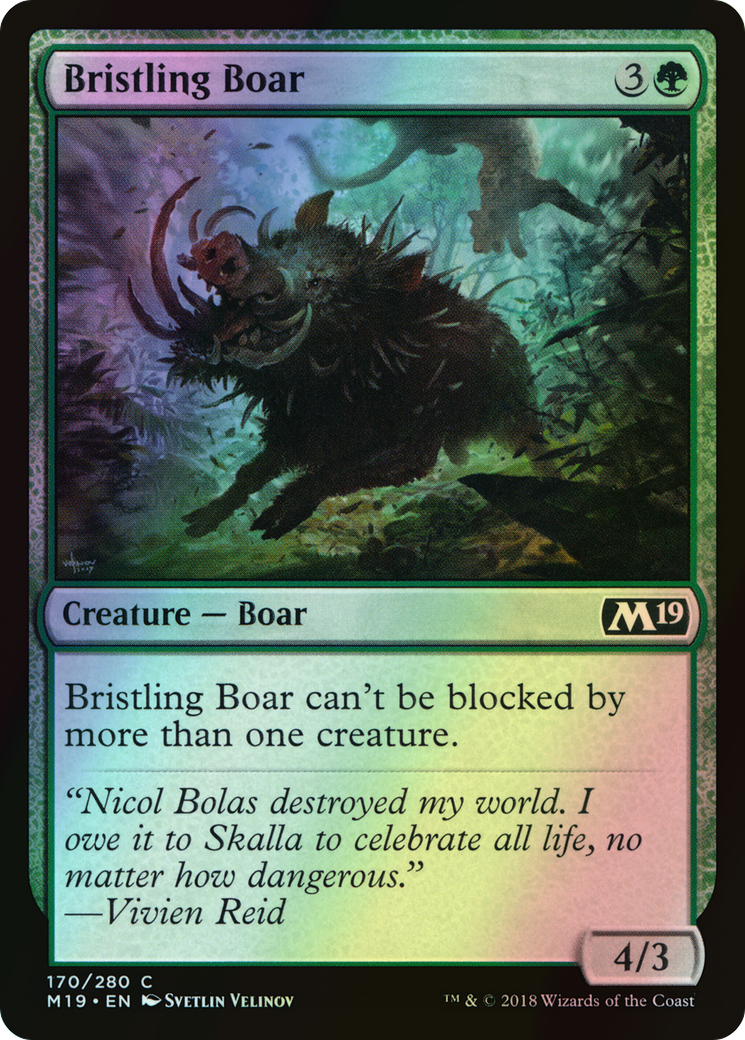 Bristling Boar (M19) #170 [EN/F]
