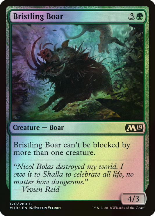 Bristling Boar (M19) #170 [EN/F]