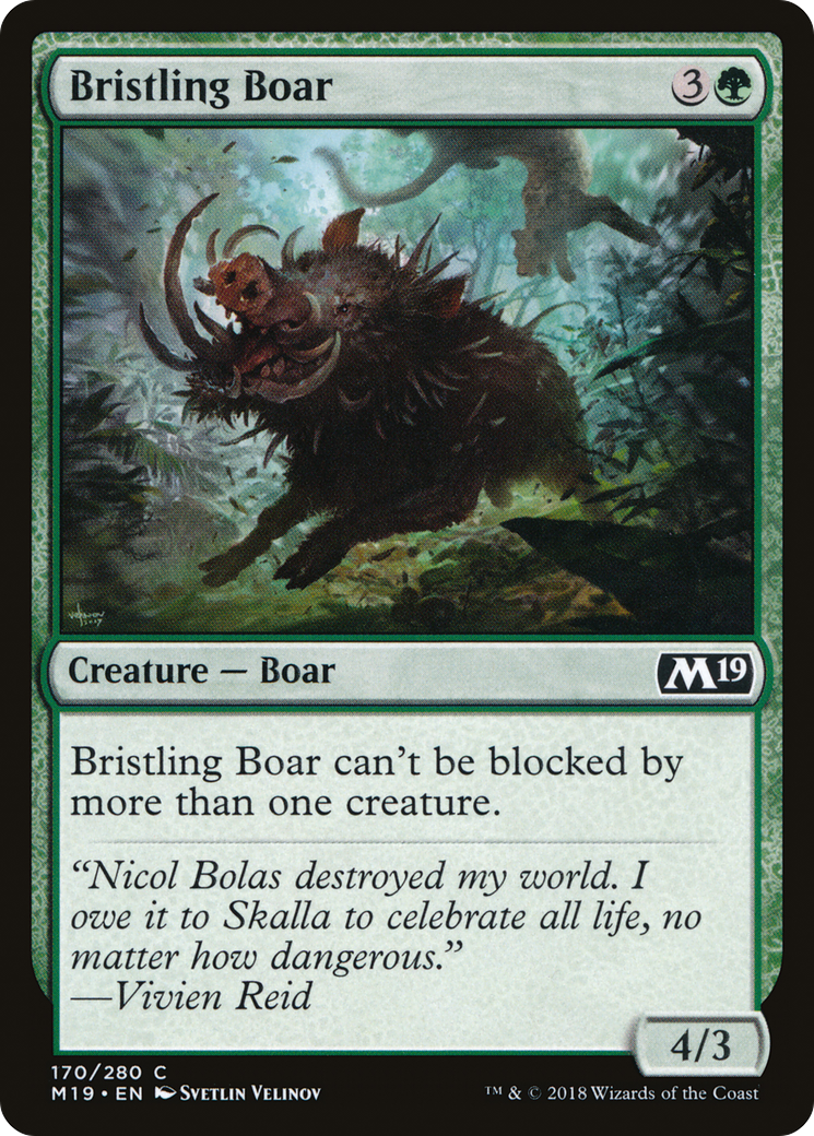 Bristling Boar (M19) #170 [EN/N]