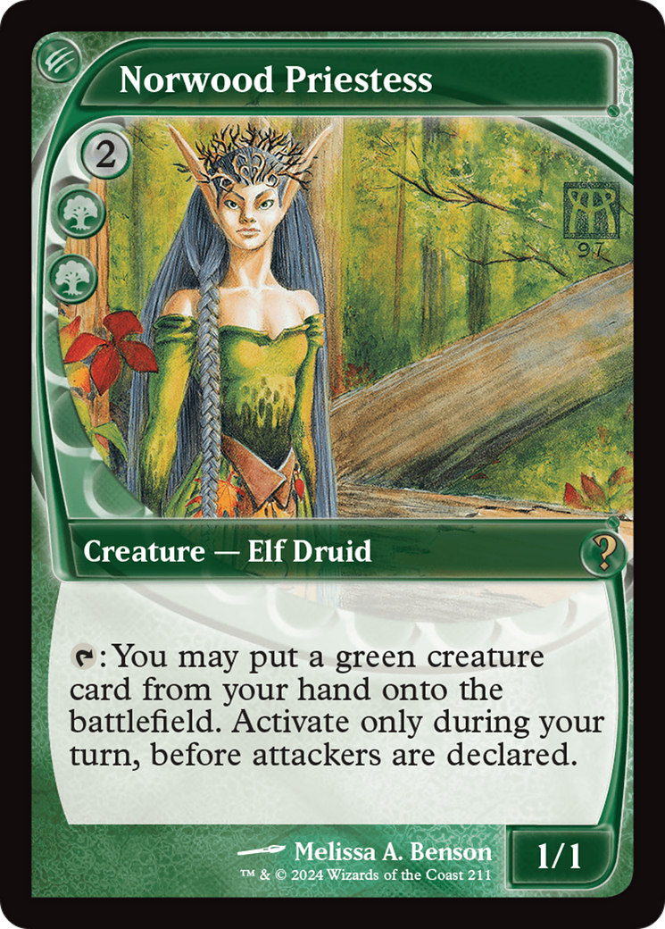 Norwood Priestess (MB2) #211 [EN/N] s/o