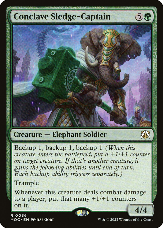 Conclave Sledge-Captain (MOC) #36 [EN/N] s/o