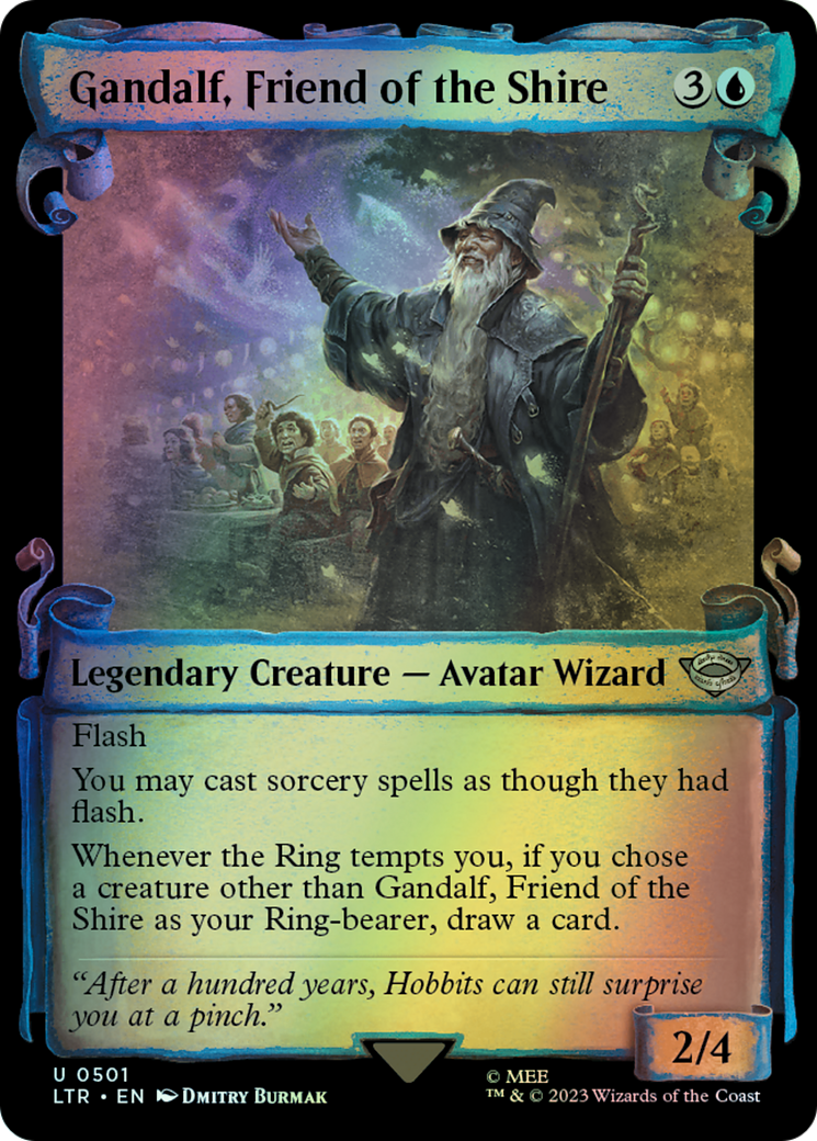Gandalf, Friend of the Shire - Silver Foil (LTR) #501 [EN/F] s/o