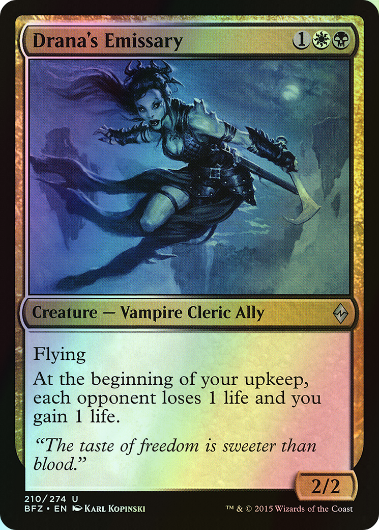 Drana's Emissary (BFZ) #210 [EN/F] s/o