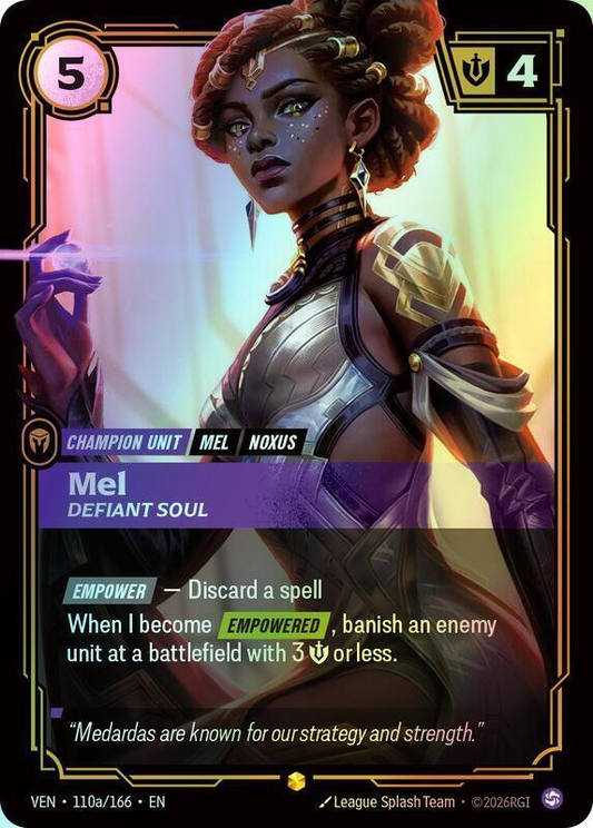 Mel - Defiant Soul (Alternate Art) (VEN) #110a [EN/F]