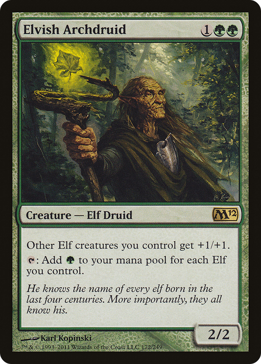 Elvish Archdruid (M12) #172 [EN/N] s/o