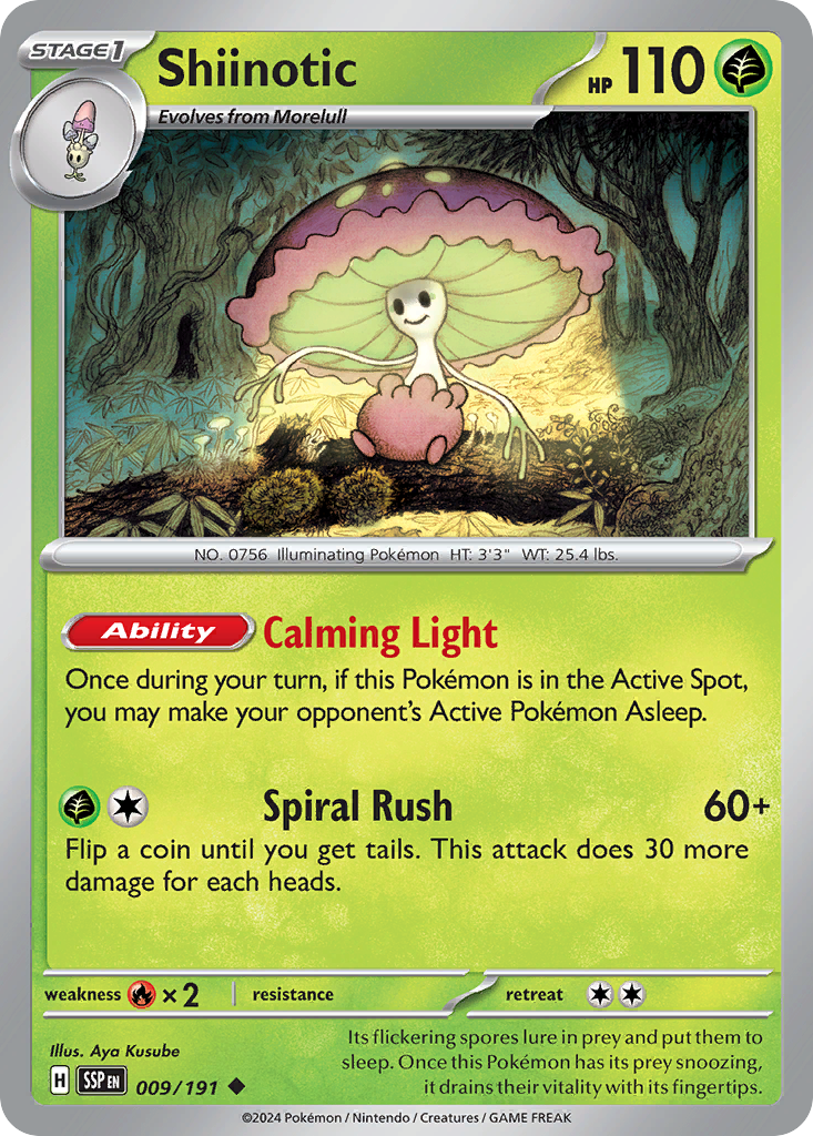 Shiinotic - 009/191 (SSP) #009 [EN/N]