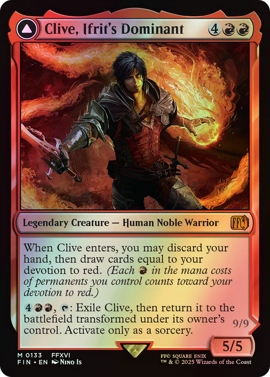 Clive, Ifrit's Dominant // Ifrit, Warden of Inferno (FIN) #133 [EN/F]