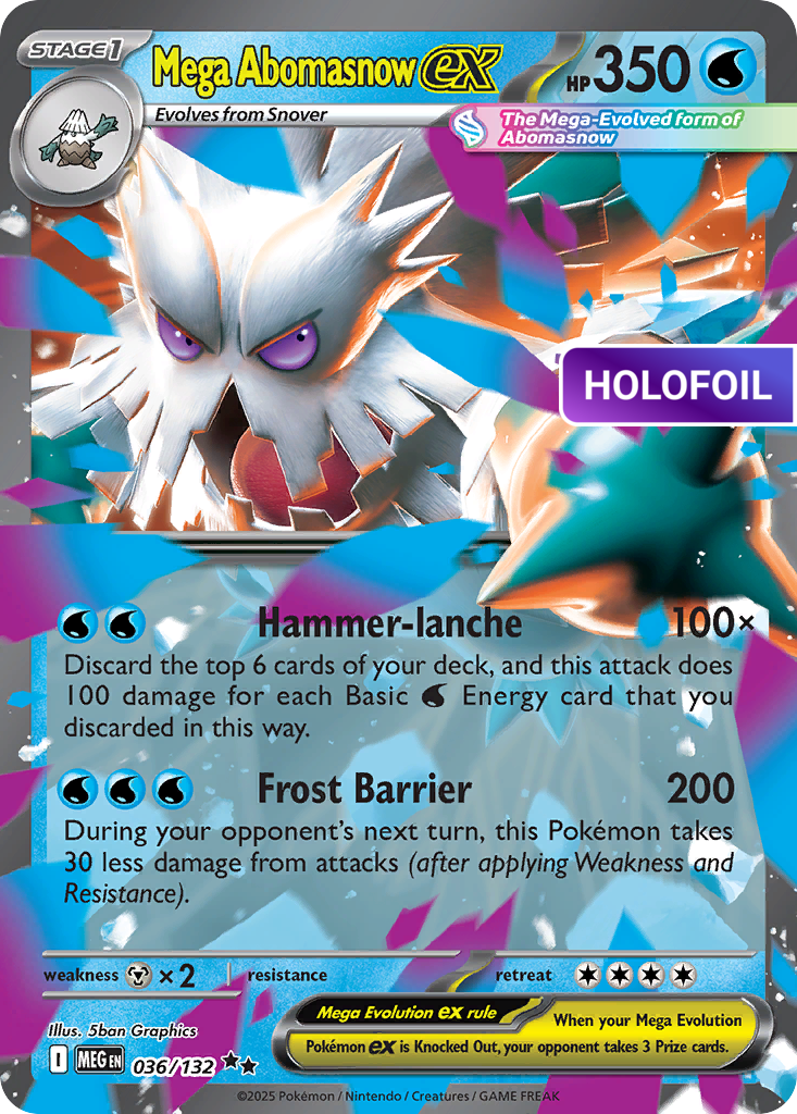 Mega Abomasnow ex (MEG) #36 [EN/H]