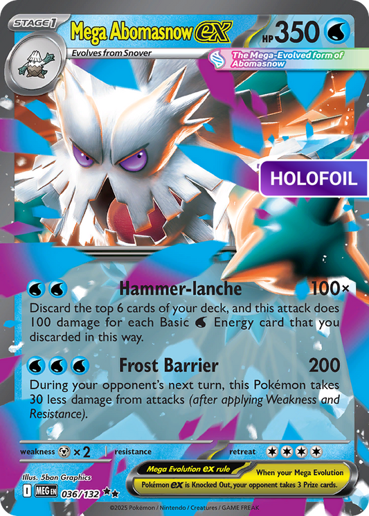 Mega Abomasnow ex (MEG) #36 [EN/H]