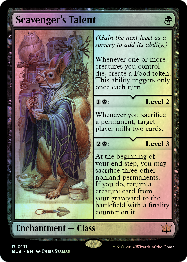 Scavenger's Talent (BLB) #111 [EN/F]