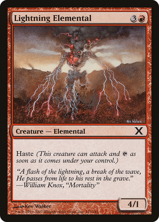 Lightning Elemental (10E) #217 [EN/N]