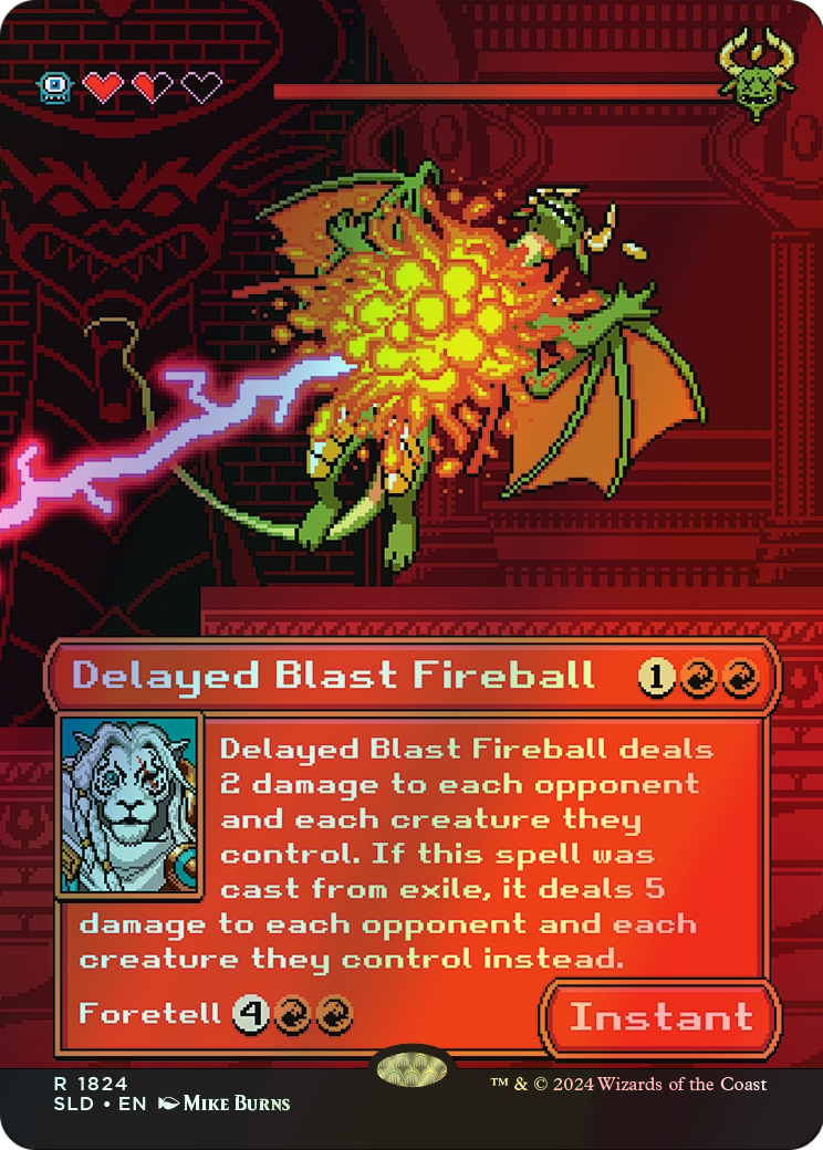 Delayed Blast Fireball - Rainbow Foil (SLD) #1824 [EN/F]