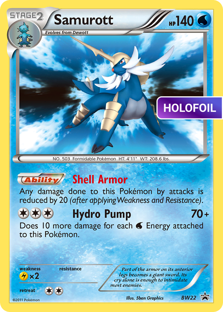 Samurott (PR-BLW) #BW22 [EN/H]