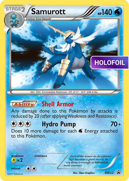 Samurott (PR-BLW) #BW22 [EN/H]