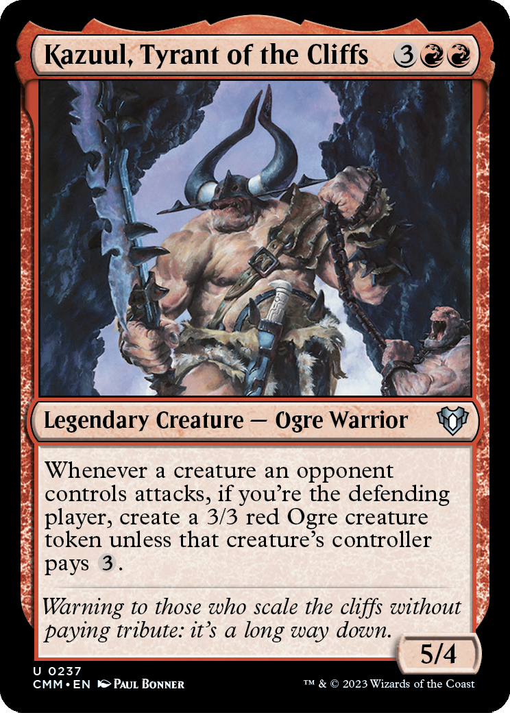 Kazuul, Tyrant of the Cliffs (CMM) #237 [EN/N]