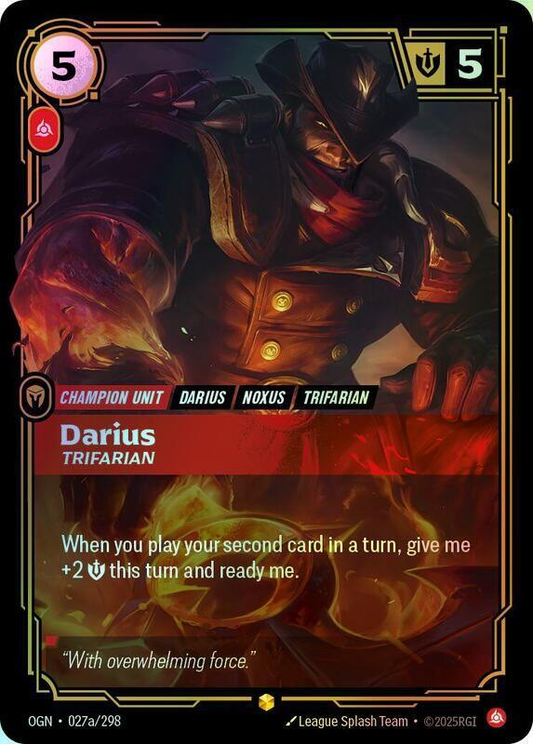 Darius - Trifarian (Alternate Art) (OGN) #027a [EN/F]