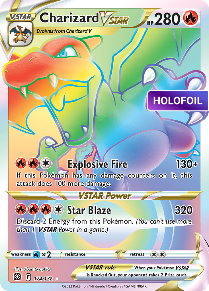 Charizard VSTAR (BRS) #174 [EN/H] s/o