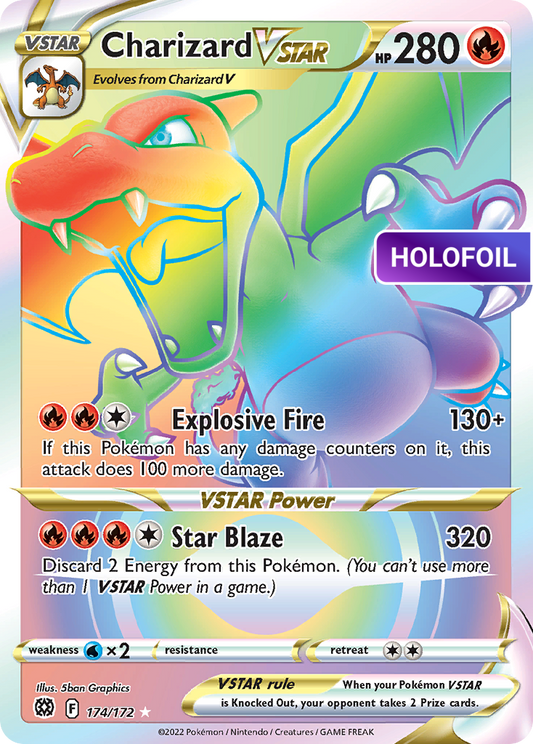 Charizard VSTAR (BRS) #174 [EN/H] s/o