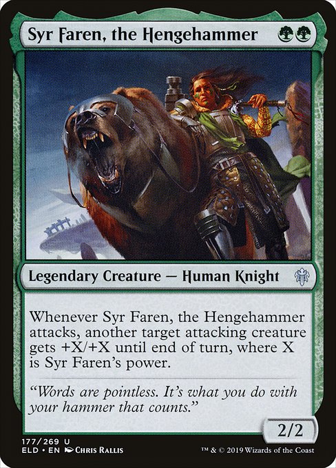 Syr Faren, the Hengehammer (ELD) #177 [EN/N]