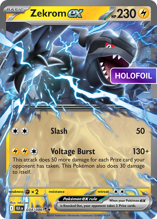 Zekrom ex (BLK) #034 [EN/H] s/o