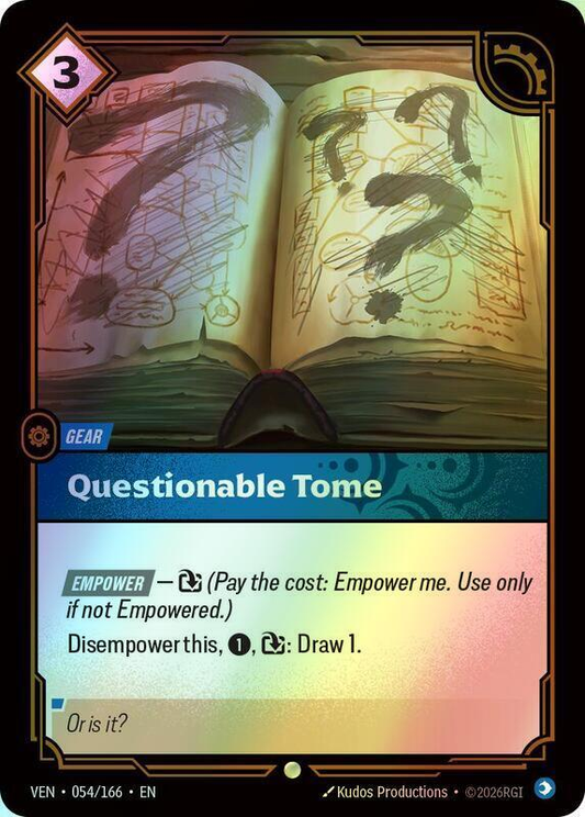 Questionable Tome (VEN) #054 [EN/F]