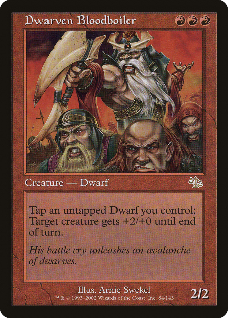 Dwarven Bloodboiler (JUD) #84 [EN/N] s/o