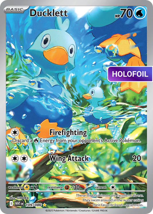 Ducklett - 109/086 (WHT) #109 [EN/H] s/o
