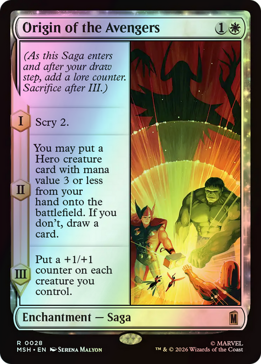 Origin of the Avengers (MSH) #28 [EN/F]