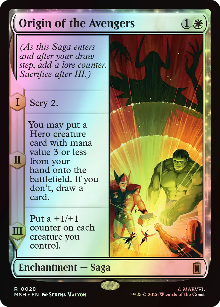 Origin of the Avengers (MSH) #28 [EN/F] s/o